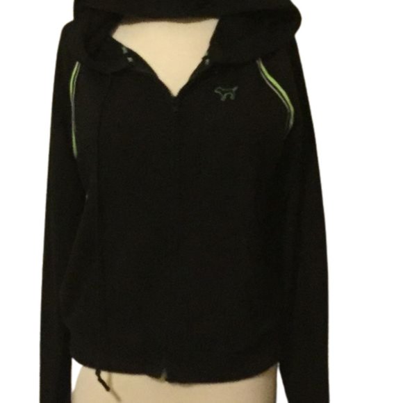 PINK Victoria's Secret Tops - VS Pink Zip front Hoodie. L